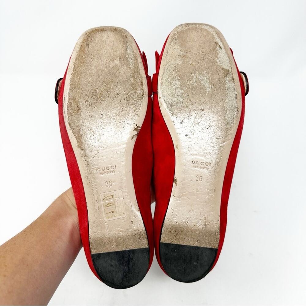 Gucci GG Marmont Fringe Loafer Slip On Flats Womens Size EU 36 - Picture 9 of 11